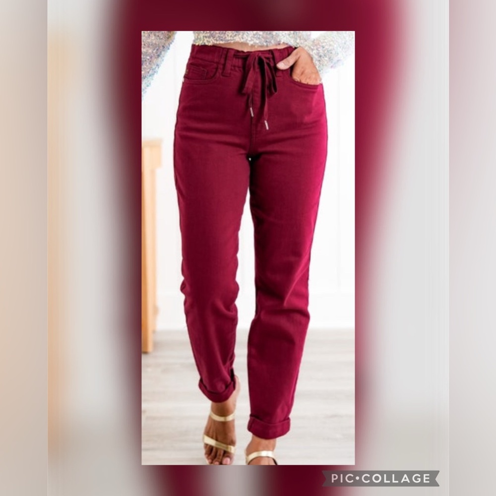 Judy Blue Burgundy Pants
